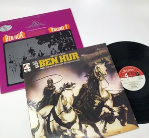 Miklos Rozsa ‎– BEN HUR VOL. 1 (UK) + DOMESTIC US VERSION Vinyl LP Records