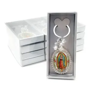 Our lady of Guadalupe Rhinestone Bling Keychain