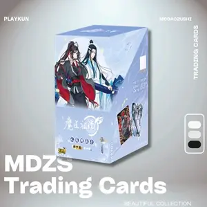 Modaozushi MDZS Grandmaster of demonic cultivation Officially Licensed Trading Card Packs Series 4 (Featuring Wei Wuxian and Lan Wangji) Danmei Novel Series