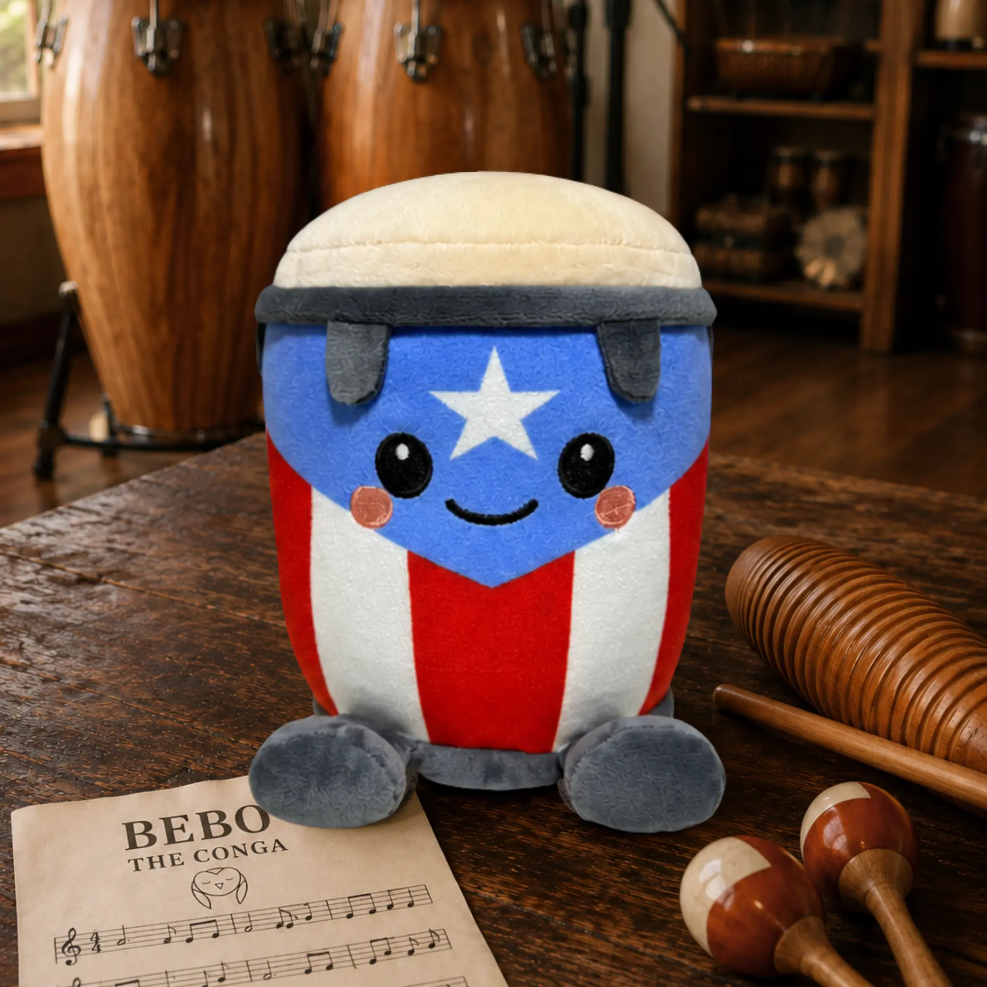 Bebo the Conga | Collectible Plushie | Island Series