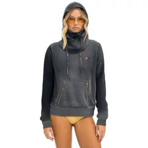 NINJA PULLOVER HOODIE - FADED SMOKE