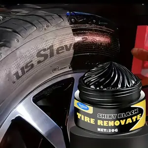 Car Tire Wax Blackening and Durability, Tire Whitening Cream Restores, Restoration Feature, Long-Lasting Coverage Prevents Cracking, Tire Renovate, Holiday Gift