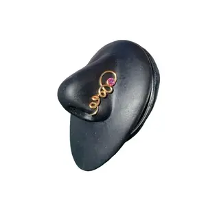 Lovely SPIRAL Nose Cuff with Dangle Non-Piercing Jewelry in Silver Gold Copper & Bronze Tarnish Resistant Wire Fashion AccessoryLove