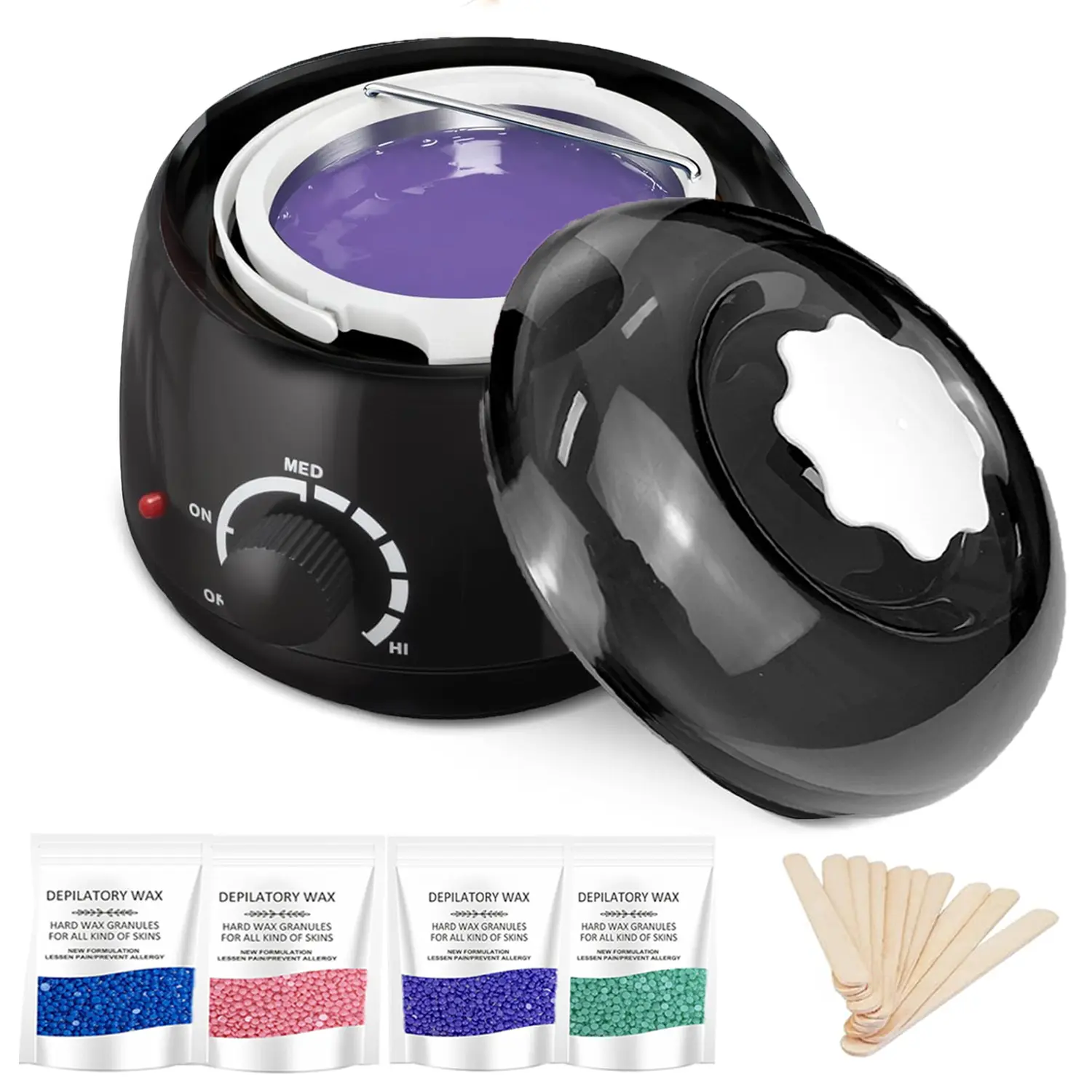 #fathersdaygift -Nose & Brow Wax Kit for Women & Men - Travel-Friendly Facial & Nose Wax Set for Brows, Upper Lip & Sideburns- Easy to Use