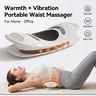 Electric Lumbar Traction Vibration Massager Belt with Heat - Adjustable Waist Support, Abs Massage, Pain Management Solutions, Relaxation for Office Workers, Heat Vibration Massage Devices