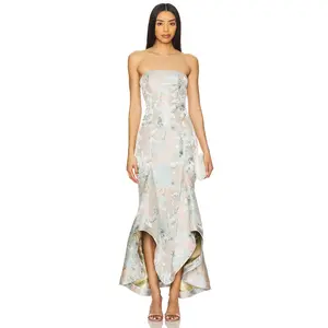 Lovers and Friends Urgonia Gown in Blush And Blue