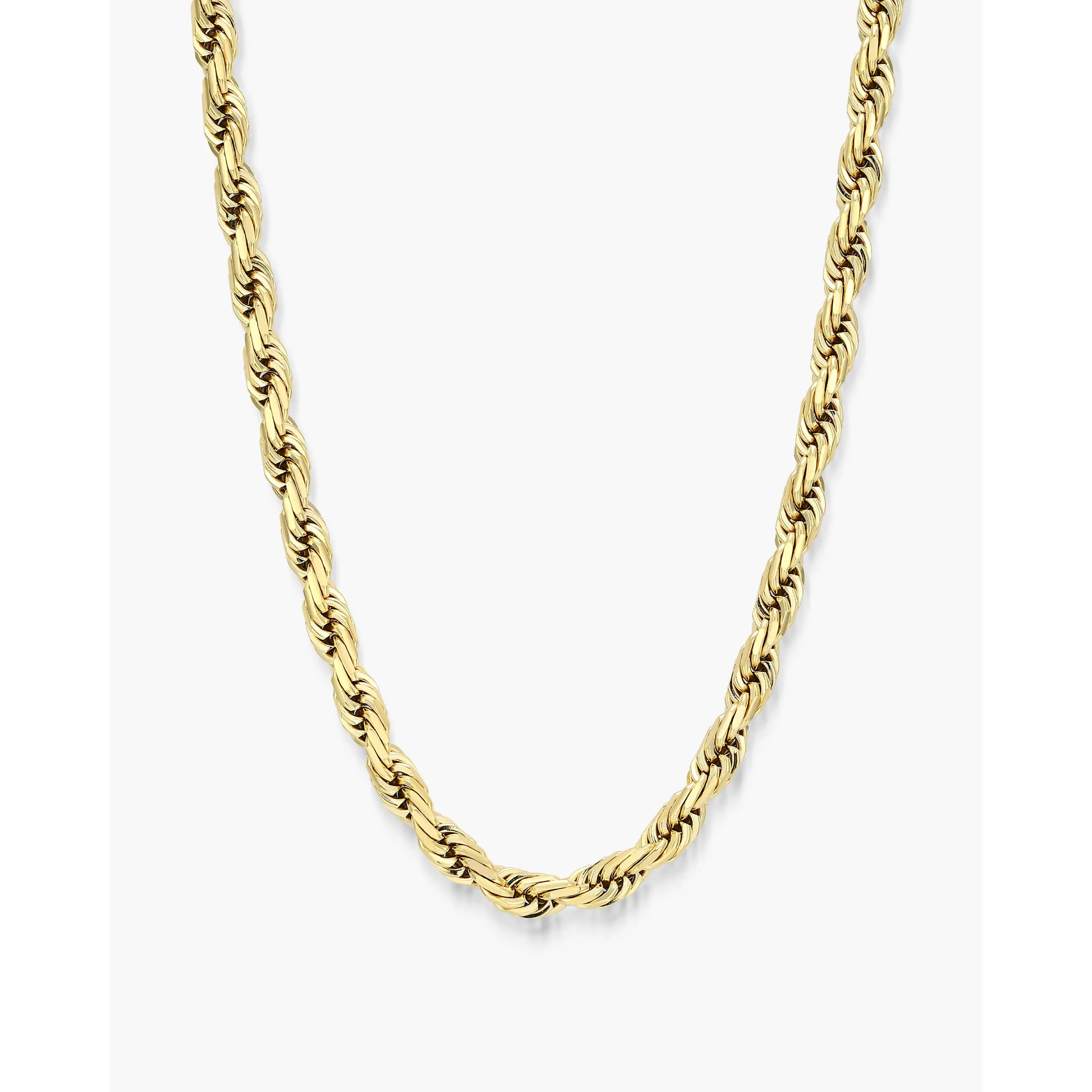 JAXXON Rope Chain 5mm - Gold - Waterproof - Box Clasp