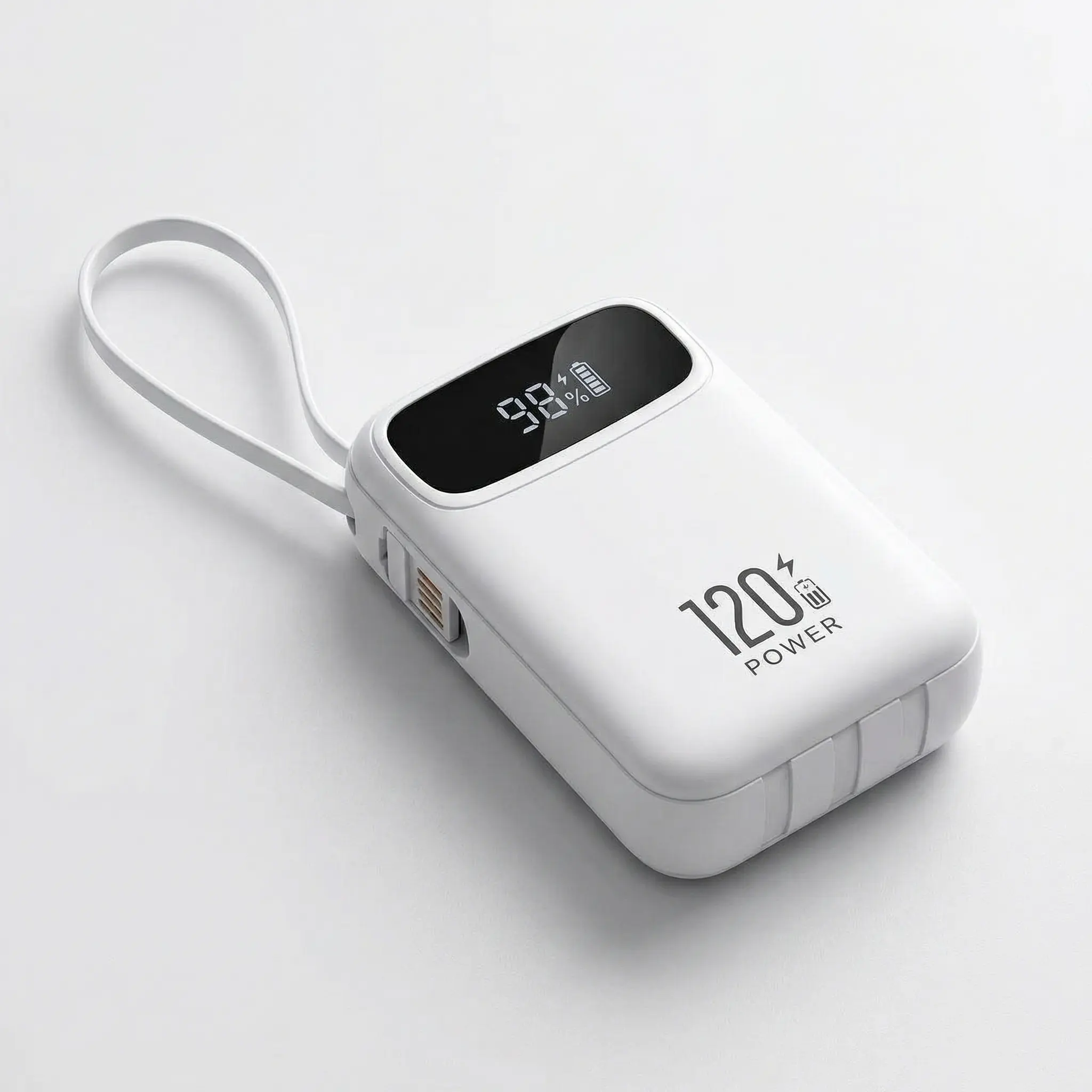 [WeeklyDeals] Multifunctional Power Bank, 5000mAh Wireless Fast Charger, Compact Portable Mobile Accessory for iPhone 12-17 Pro/Pro Max, Compatible with Smartphones & Devices