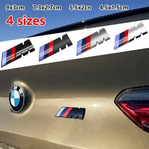 Bmw M Logo Side & Rear Body Decoration Stickers Car Decal, Fits Bmw Power X1 X3 X5 X7 E71, Car Accessories, Enhance Vehicle Style
