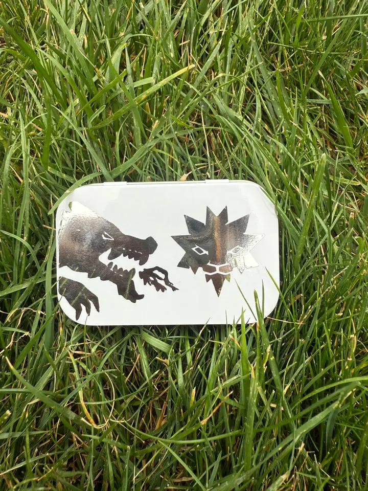 Ice White Dragon Mini Fig Tin!