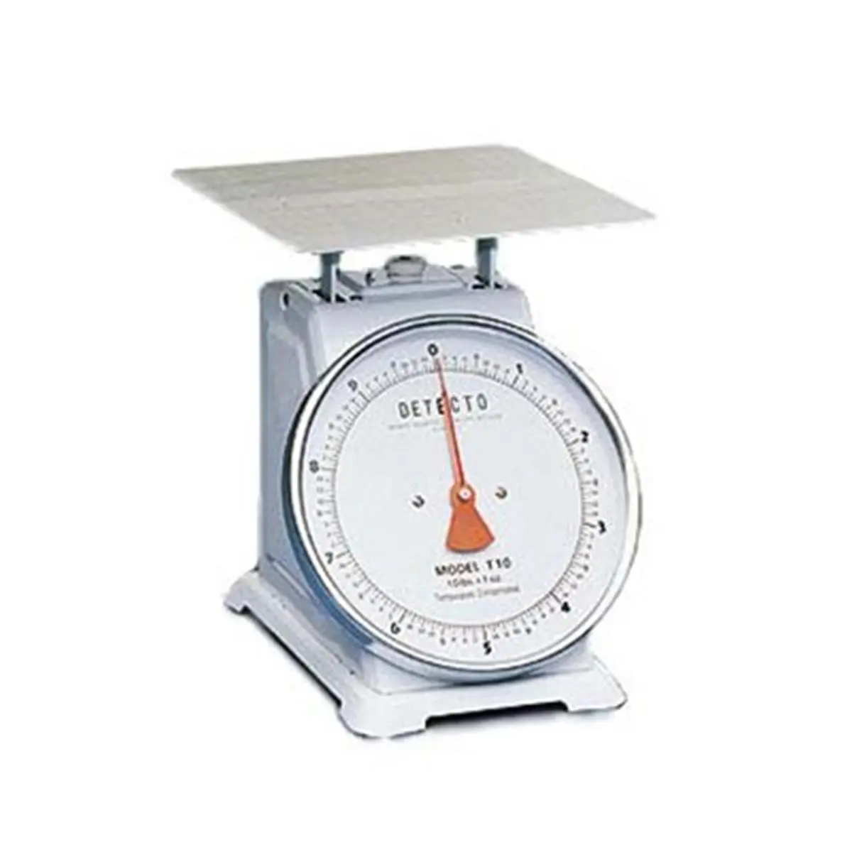 Detecto T5 Mechanical Analog Kitchen Scale - 5 lb Top-Loading Fixed Dial Design, Plastic Parts, Top-Rack Dishwasher Safe Home Measuring Kitchen Scale for Manual Food Grind Tasks, Dishwasher Safe Kitchen Scales