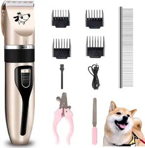 Clippers  Kit and Paw Trimmer,Cordless,Low Noise, Electric Quiet,Rechargeable,  Trimmer ,  Clippers for Thick Coats, for Small and Large Dogs Cats