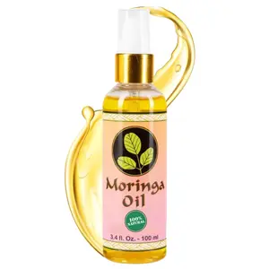 Moringa Seed Oil, 100% Pure, Cold-Pressed 3.4oz Food Grade