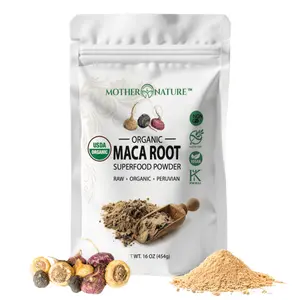 USDA Organic Maca Powder 1lb - Certified Organic, Natural Energy Boost & Hormonal Balance