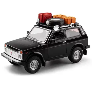 Lada Niva Retro Off-Road Alloy Model, Vintage Style Diecast Car Replica, Collectible Toy Vehicle, Perfect Gift for Enthusiasts