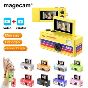 Magecam Digital Camera affordable 180° Flip Screen Selfile Keychain Camera Retro Support Memory Card HD Very Small Camcorder Video Recorder