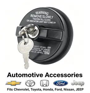 Locking Gas Cap, Lock Fuel Cap For Toyota 4Runner,Camry,Corolla,Tundra,Tacoma,Rav4,Highlander,Avalon,Sequoia,Prius & Honda Civic,Accord,CRV,Fit,Pilot & Nissan Altima,Sentra &Chevy Silverado tiktokshopspringglowup