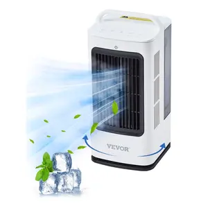 VEVOR Portable Air Conditioner, 9L 550 CFM Swamp Cooler Air Conditioner with 12H Timer Remote Control, 3 - Speed Evaporative Air Cooler with 2 Ice Boxes, Quiet Movable, Ideal for Outdoor Indoor UseVEVOR Super Brand Day