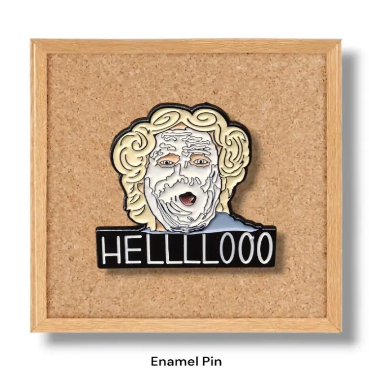 Mrs. Doubtfire Hello Enamel pin