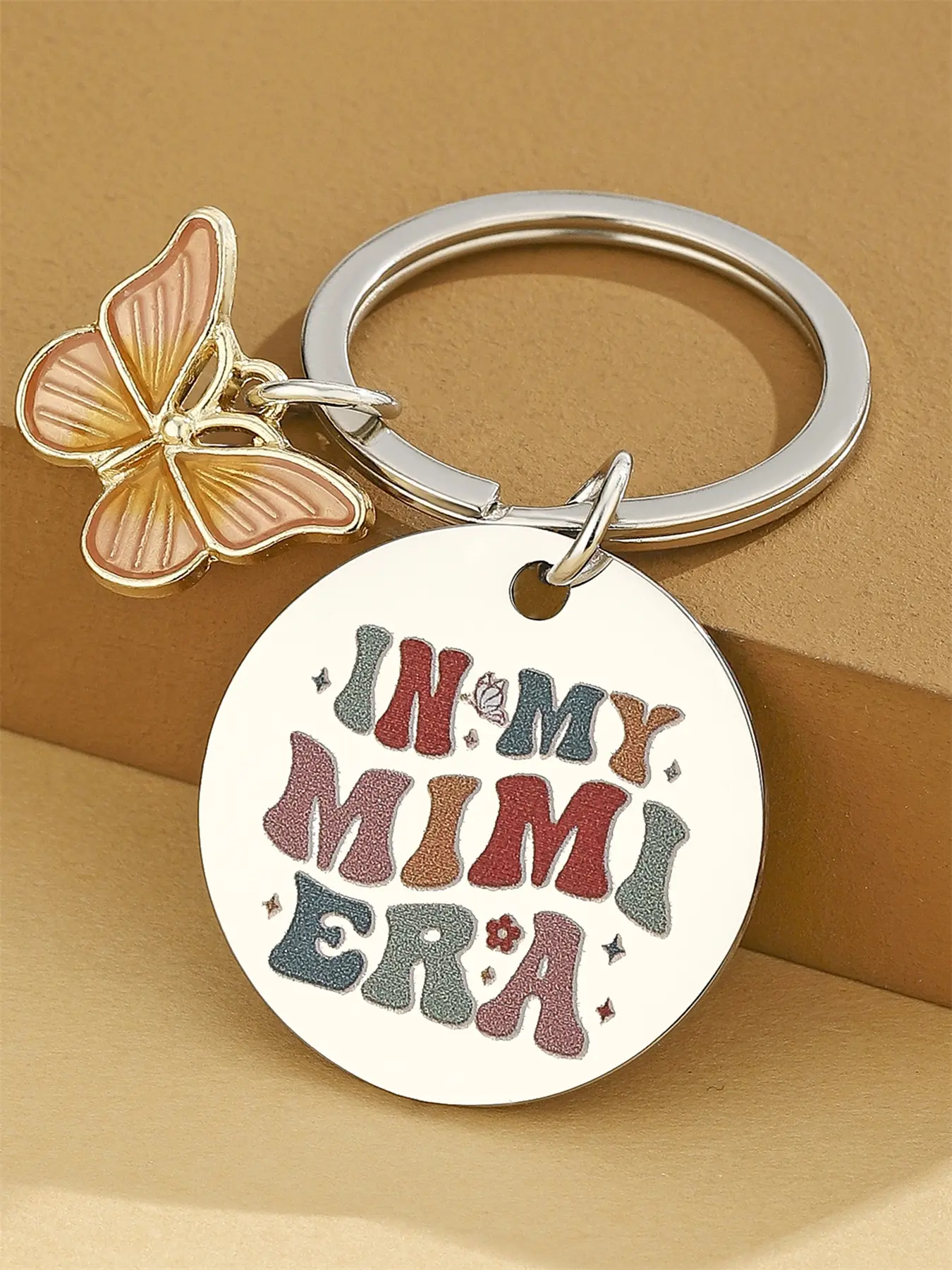 Mother's Day Gift Mimi Gifts for Grandma, Birthday Gifts for Mimi Trendy Cute Keychain Keyring Charm Jewelry, Best Grandma Gift From Grandkids, Christmas Mothers Day Gift Key Charms Keychain Accessory Metal Keychains