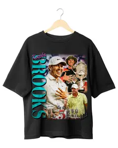 Brooks Koepka Vintage T-Shirt Men’s Soft Cotton  – Breathable, Comfortable Everyday Top