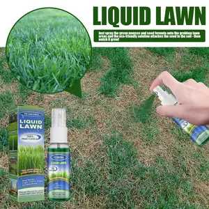 Yegbong Green Lawn Spray Backyard Outdoor Playground Football Field Grass Growth Concentrated Nutrient Solution Spray