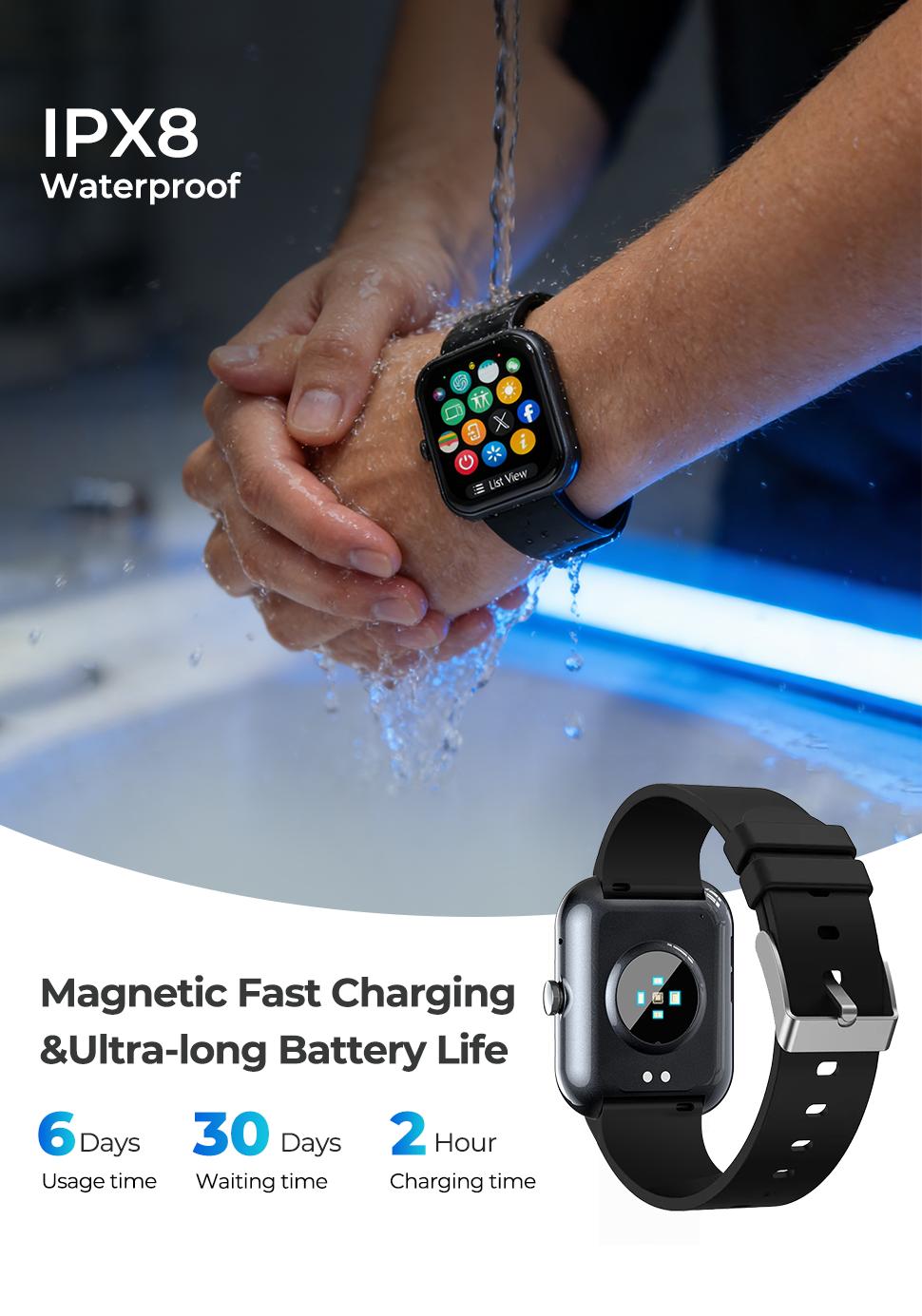 Smart Translation Watch, Supports Bluetooth Calling, AI assistant, and translation functions, with long battery life. This wearable device is compatible with iPhone and Android phones and functions as a translator. Translator