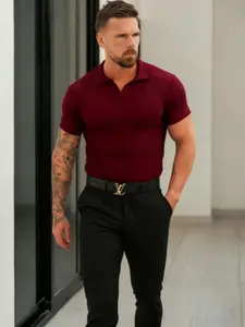 Men's Spring Summer Short Sleeve Polo Shirt, Button Collar Design, Casual & Formal Style, Comfortable Fit, Multifunctional Fashion