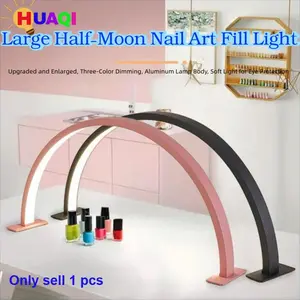 Half Moon Manicure Lamp USB Powered LED Nail Light, Perfect for Eyelash Tattoo Crafts and Reading Spa Centers, Enhance Beauty Experience Desk Lamp