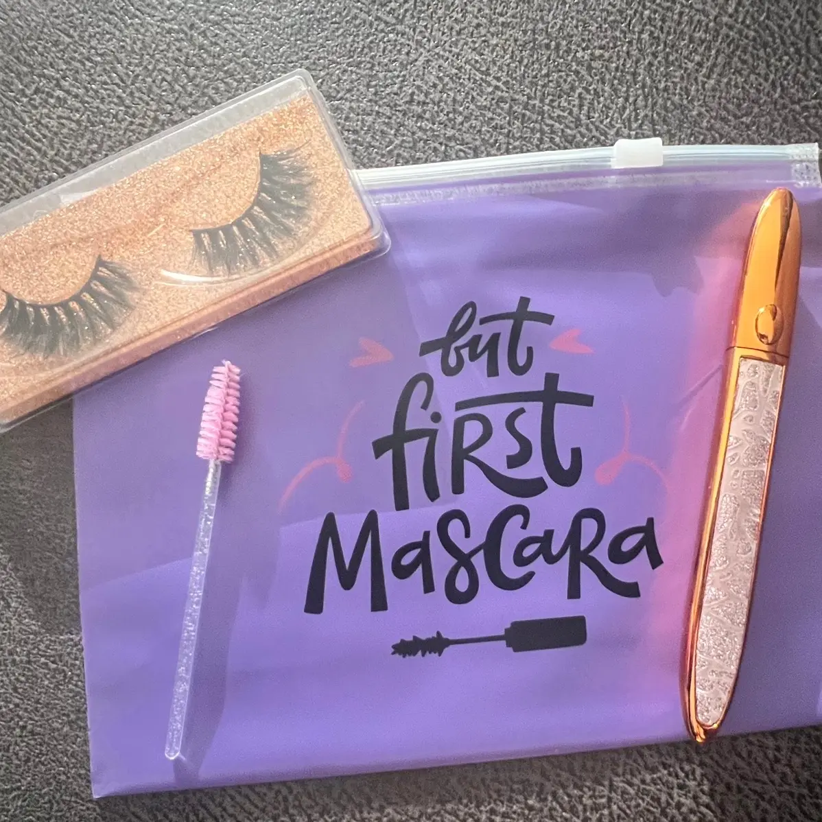 Glitter Gold Lash Set