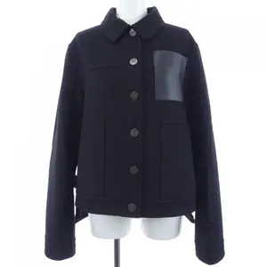Pre-owned Loewe Cashmere Small Leather Goods ANAGRAM blend jacket