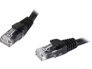 C2G 27156 Cat6 Cable - Snagless Unshielded Ethernet Network Patch Cable, Black (50 Feet, 15.24 Meters)