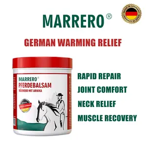 MARRERO Premium German Therapeutic Joint & Muscle Treatment Gel – Intensive Cooling & Soothing Muscle Comfort – Revitalizes Tired, Heavy Legs & Overworked Joints – Fast-Absorbing Botanical Extract, Non-Greasy