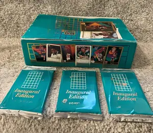 45 unopened vintage basketball cards, brand new and unopened.