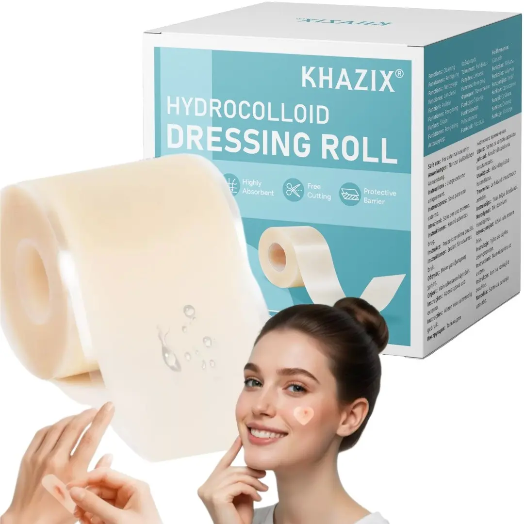 Waterproof Hydrocolloid Skin Care Roll, Self-Adhesive Super Absorbent Bandage, Soft and Waterproof, Ideal for Skin Care, Scar Tape, Scar Tissue Tape Face, Scar Tape For Facial Lines