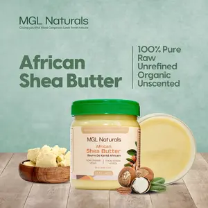 Shea Butter 1 lb | Raw, Unrefined from Ghana, West Africa. Nourish and moisturize skin and hair. No more dry feet and hands.