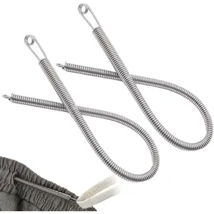 5 count Spring Drawstring Threader Tool - Versatile Elastic Band, Lace, and Cord Insertion Solution for Pants, Sweatpants, Shorts, and Hoodies - Sewing Craft Essential