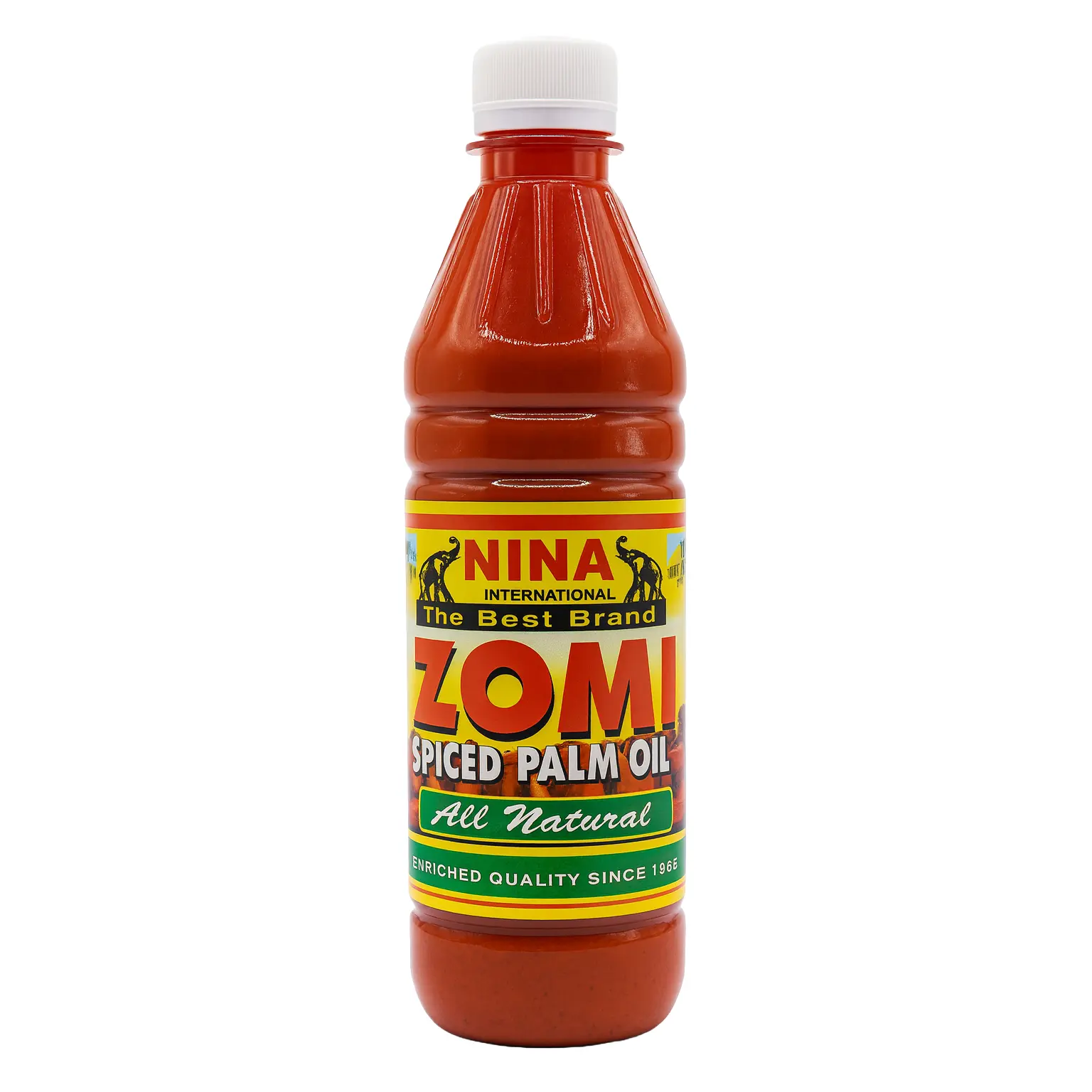 Spiced Palm Oil, 16oz (Zomi, Banga Oil, Red Oil, Huile Rouge Épicée), Flavor, Natural