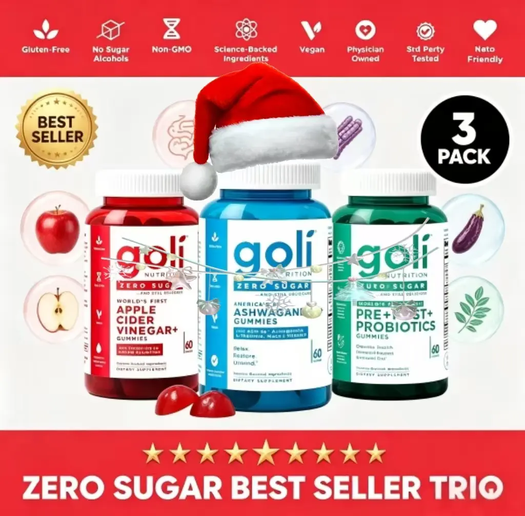 I thought these were a scam.. until Goli's 3-in-1 Gummiesactually worked. Zero sugar + debloat + calm + gut health?YES PLEASE.