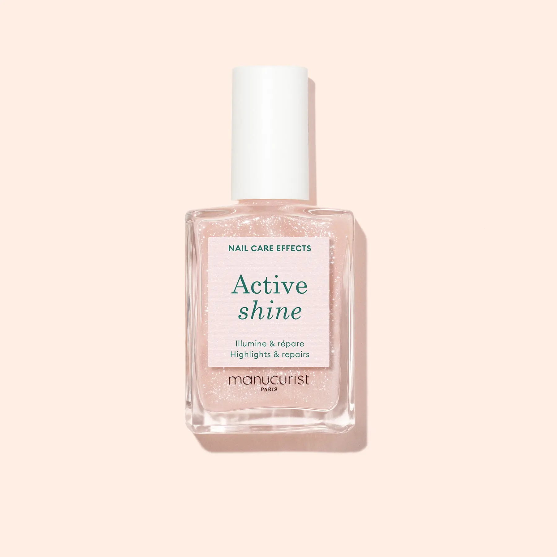 Manucurist Active Shine - Nail Strengthener & Enhancer - High Shine Effect for Glossy Nails