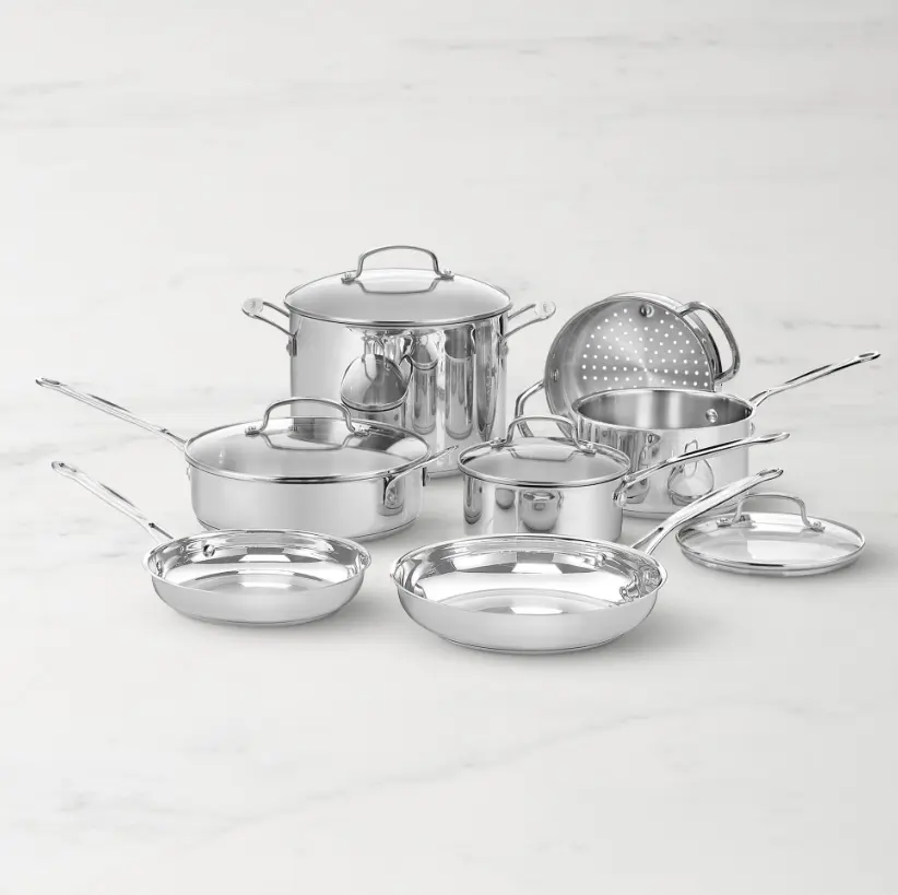Cuisinart Chef's Classic Stainless Steel 11-Piece Cookware Set