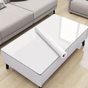 Marble Patterned Kitchen Stickers - One Roll 23.62x393.70 in High Quality Realistic Stone Texture for Countertop & Furniture Renovation Decor Decorative Ornaments