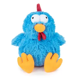 Best Pet Supplies Mrs. Cluck Squeaky Plush Dog Toy - Cute Stuffed Chicken Chew Toy for Dogs | Built-In Squeaker | Soft Durable Plush | Interactive Fetch & Cuddle Toy for Small Medium Large Dogs