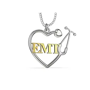 EMT Heart Shaped Stethoscope Necklace