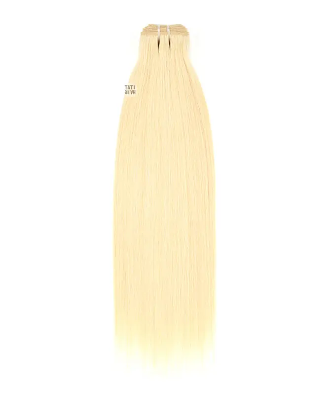 Blonde Hair Straight Hair Bundles #613 Colored Virgin Hair-12A and blonde Closures and blonde Frontals