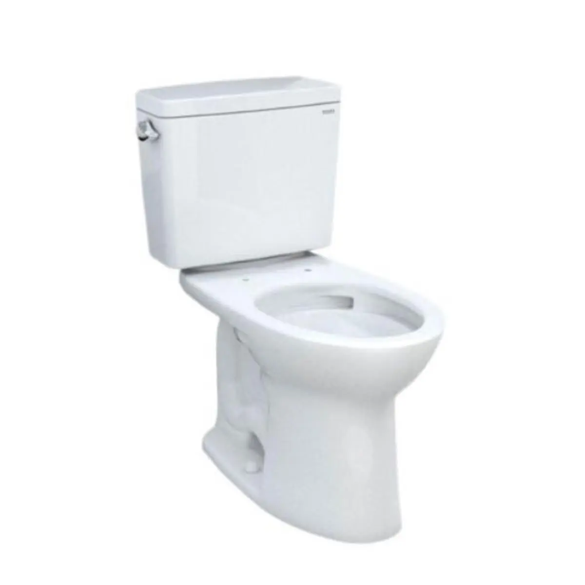 Toto CST776CEFG.10-01 10 in. Drake Oblong Vitreous China Floor Mount 2-Piece Cotton Toilet, 1.28 GPF, Cefiontect, ADA Compliant, California CEC Certified, Drake Line Coordinated, EPA WaterSense Certified, 2-Piece Set, Two Piece Set