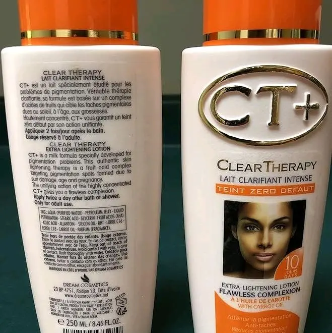 CT+ Carrot Moisturizing Body Lotion and Face soap