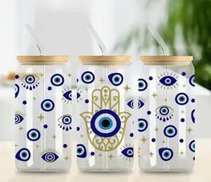 Evil Eye Hand - UVDTF Wrap for cups/hard surfaces sticker