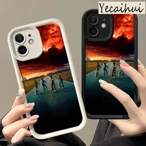 Sci-Fi Adventure Stranger Theme Demogorgon Pattern TPU soft drop-proof and waterproof mobile phone case suitable for iPhone 17 Air 16 PRO MAX PLUS/15/14/13/12/11 Pro Max PLUS all-round protective case Shockproof Silicone Cover