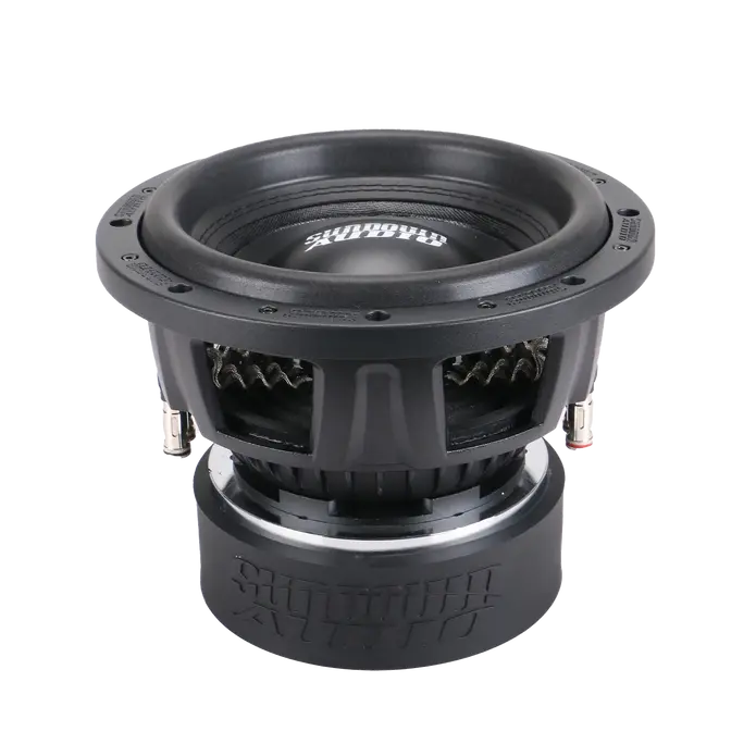 Sundown Audio SA-Series v.3 10in Car Subwoofer Component Speaker - Redesigned Motor Structure, 1250W RMS, 2500W Peak, Dual 4-Ohm, 35Hz-250Hz Frequency Response, High-Power Paper Cone, for Car Audio Enthusiasts, Loud Bass Performance, Subwoofers